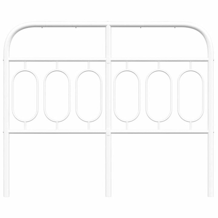 udskiftningsgavl 120 cm metal hvid