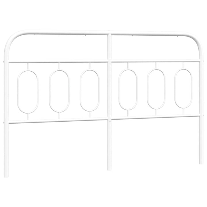 udskiftningsgavl 140 cm metal hvid