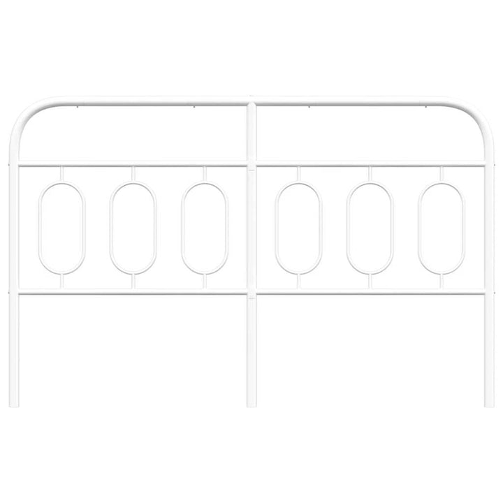 udskiftningsgavl 150 cm metal hvid
