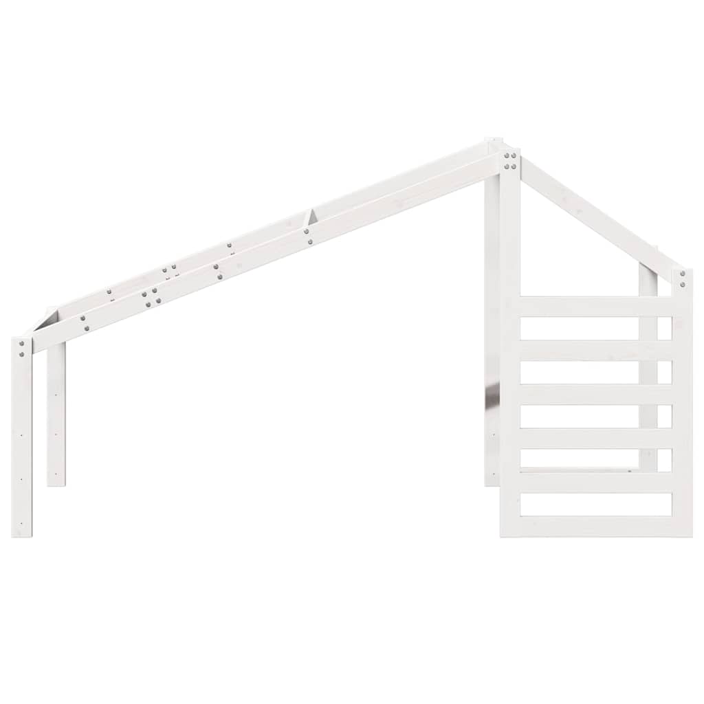 stel til husseng 188x97x113 cm massivt fyrretræ hvid
