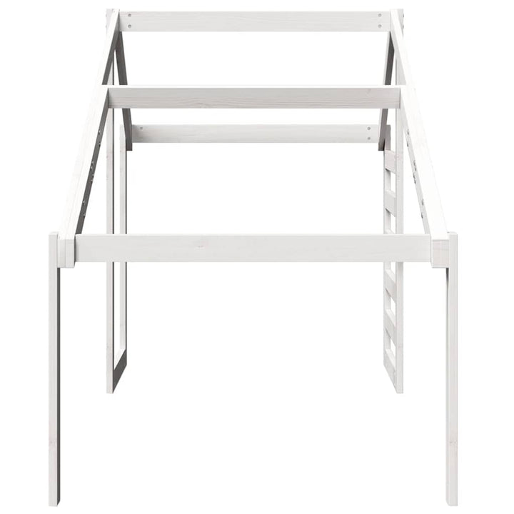 stel til husseng 188x97x113 cm massivt fyrretræ hvid