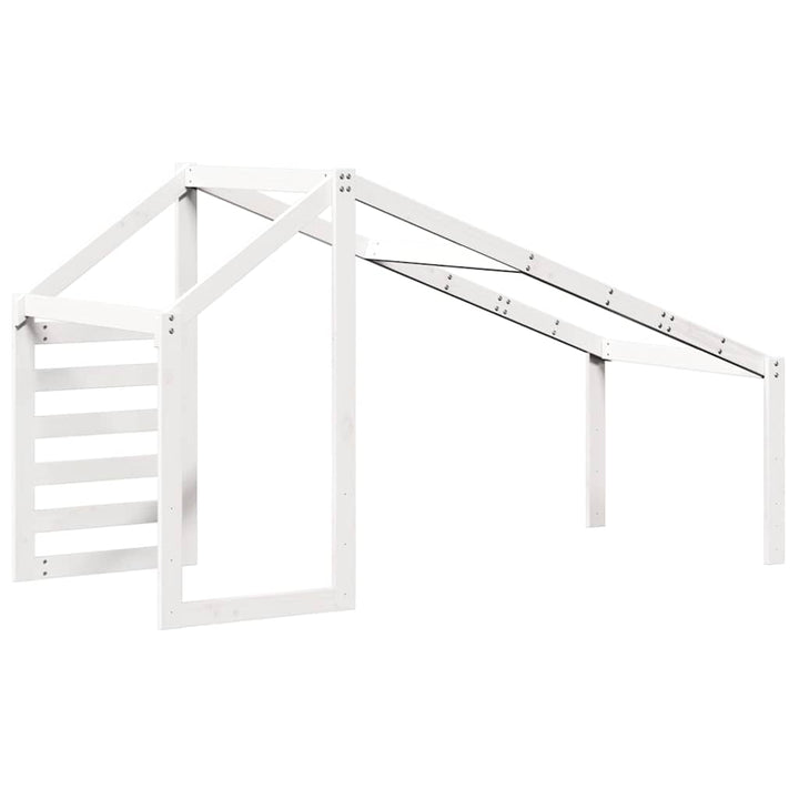stel til husseng 188x97x113 cm massivt fyrretræ hvid