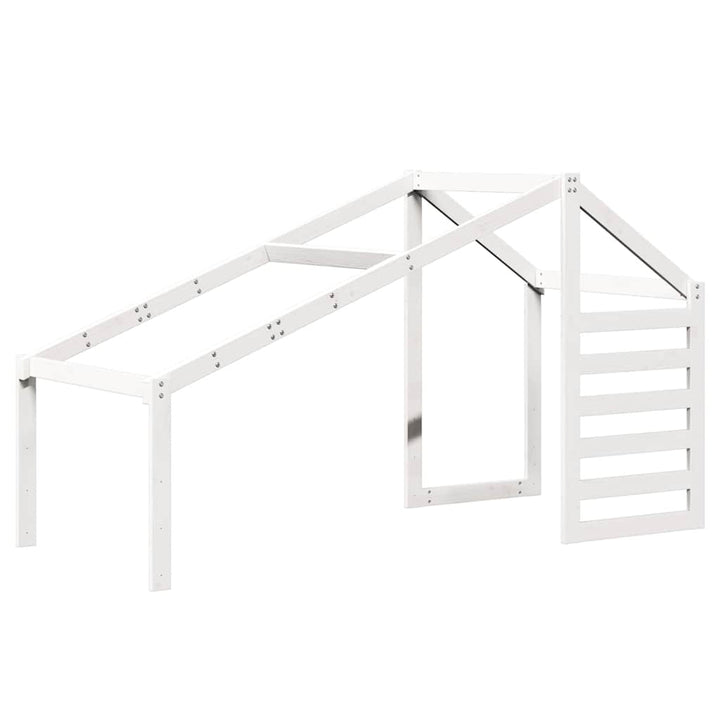 stel til husseng 198x82x113 cm massivt fyrretræ hvid