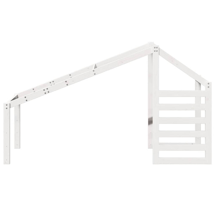stel til husseng 198x82x113 cm massivt fyrretræ hvid