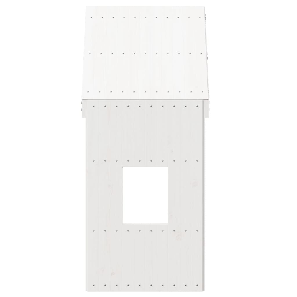 stel til husseng 60x89x134,5 cm massivt fyrretræ hvid