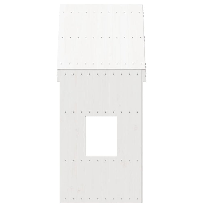 stel til husseng 60x89x134,5 cm massivt fyrretræ hvid