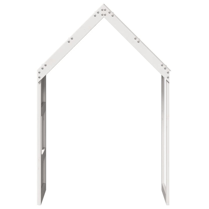 stel til husseng 60x89x134,5 cm massivt fyrretræ hvid