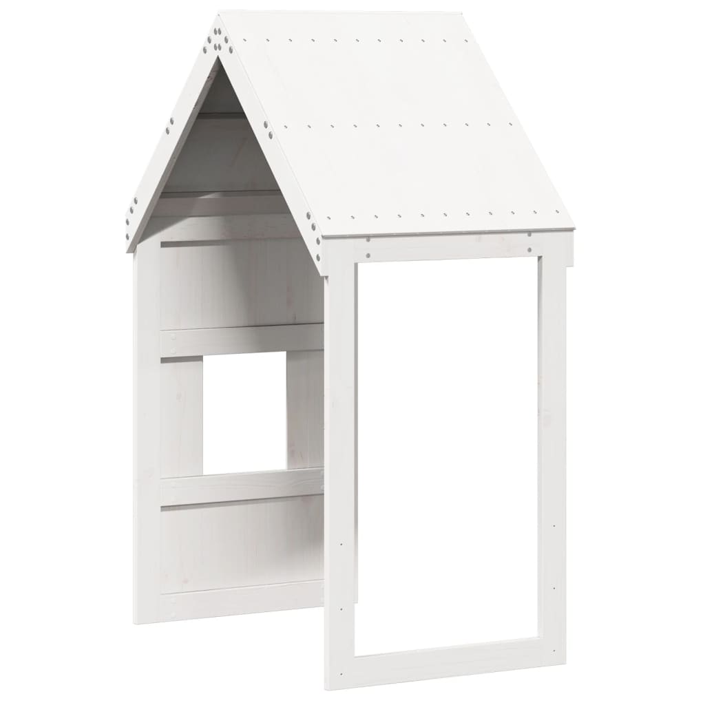 stel til husseng 60x89x134,5 cm massivt fyrretræ hvid