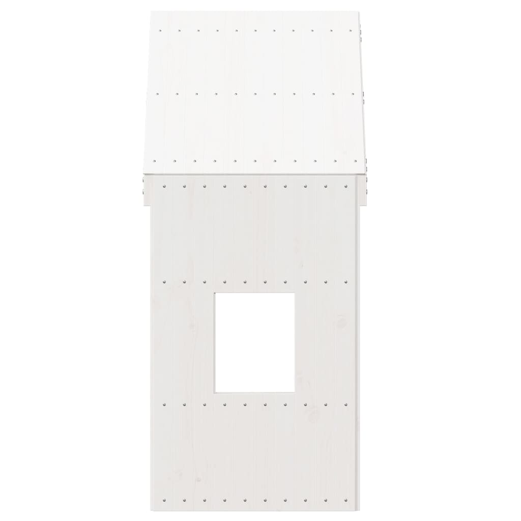 stel til husseng 60x99x139,5 cm massivt fyrretræ hvid