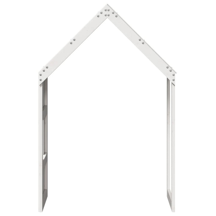 stel til husseng 60x99x139,5 cm massivt fyrretræ hvid