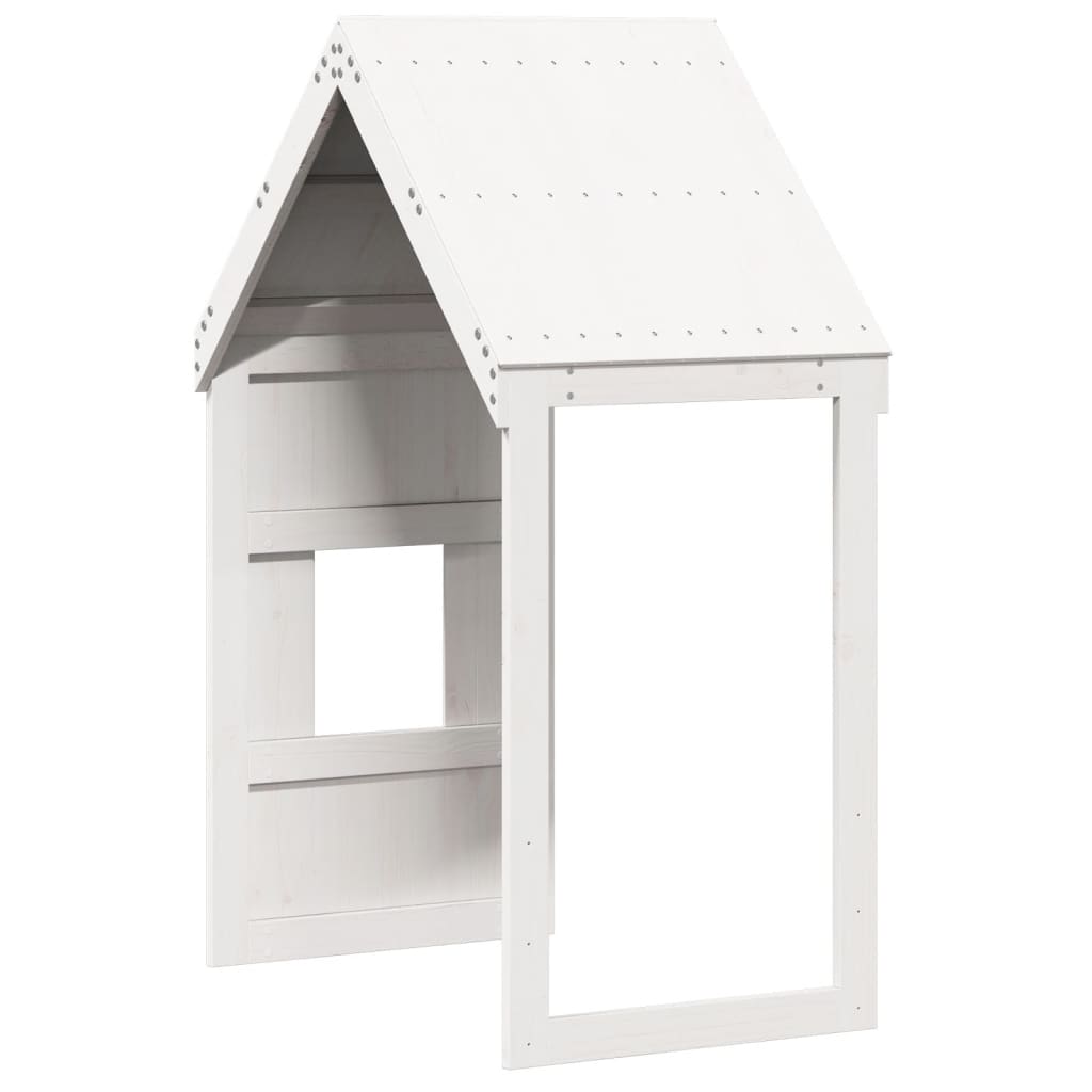 stel til husseng 60x99x139,5 cm massivt fyrretræ hvid