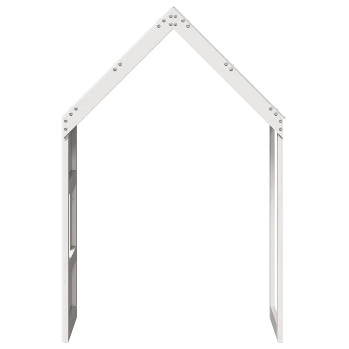 stel til husseng 55x99x139,5 cm massivt fyrretræ hvid