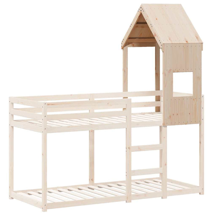 stel til husseng 55x84x132 cm massivt fyrretræ