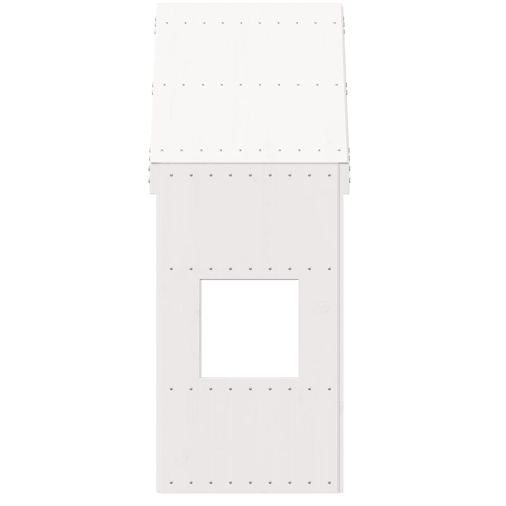 stel til husseng 55x84x132 cm massivt fyrretræ hvid