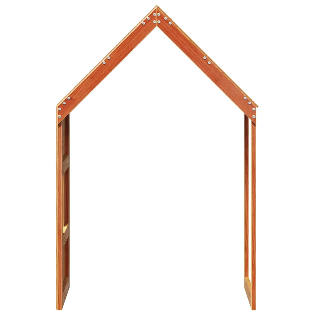 stel til husseng 55x84x132 cm massivt fyrretræ gyldenbrun