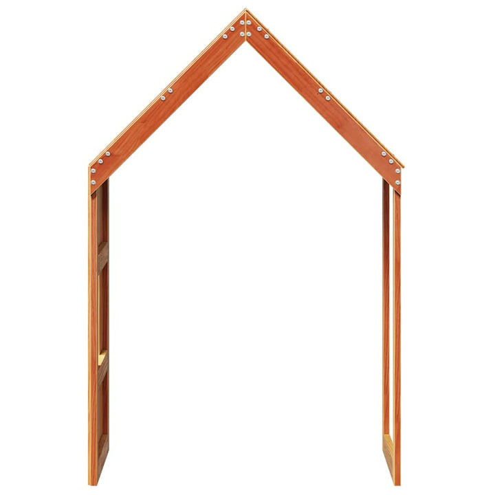 stel til husseng 55x84x132 cm massivt fyrretræ gyldenbrun