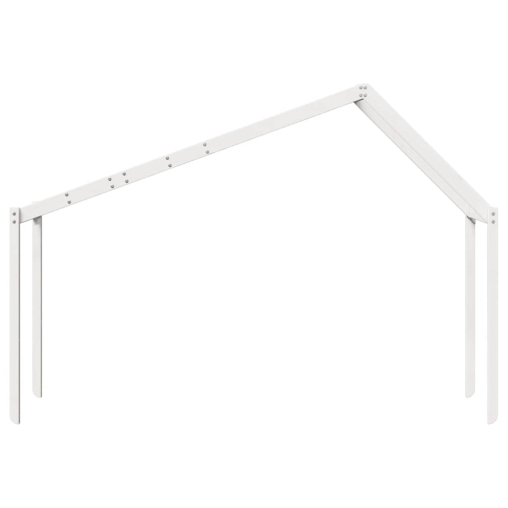stel til husseng 213x85,5x144,5 cm massivt fyrretræ hvid