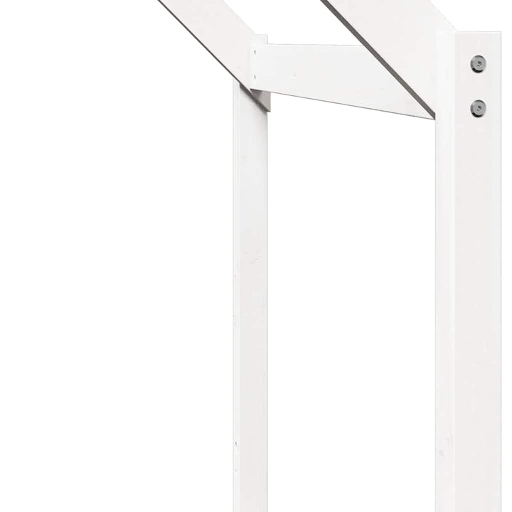 stel til husseng 213x85,5x144,5 cm massivt fyrretræ hvid