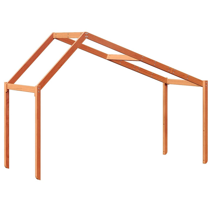 stel til husseng 213x85,5x144,5 cm massivt fyrretræ gyldenbrun