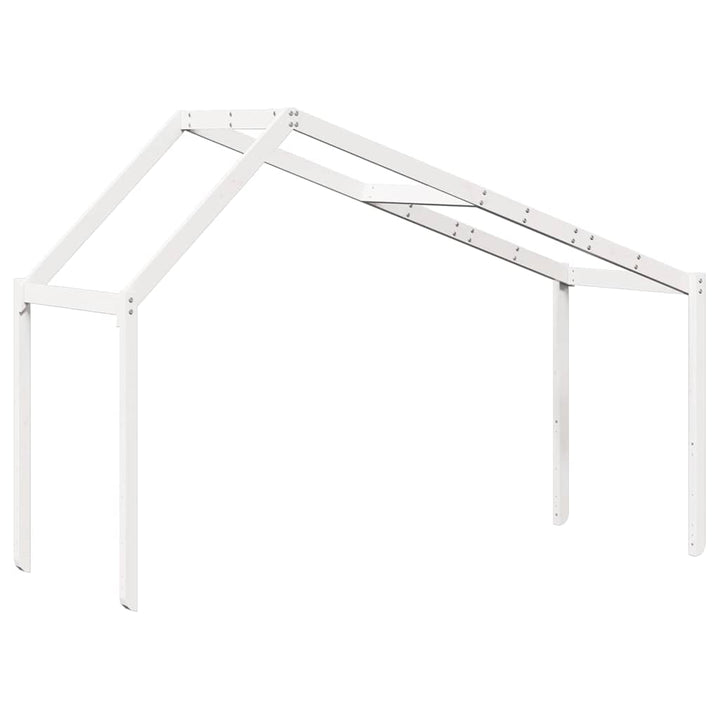 stel til husseng 203x95,5x142 cm massivt fyrretræ hvid