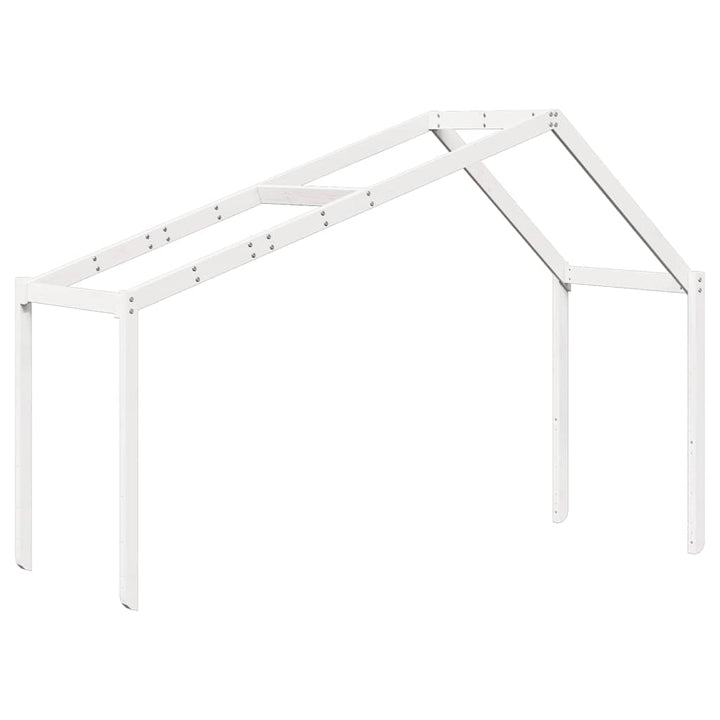 stel til husseng 203x80,5x142 cm massivt fyrretræ hvid