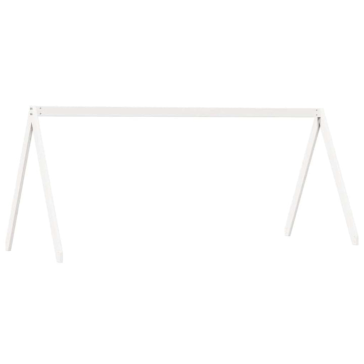 stel til husseng 209x95,5x88 cm massivt fyrretræ hvid