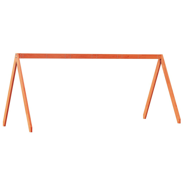 stel til husseng 209x95,5x88 cm massivt fyrretræ gyldenbrun