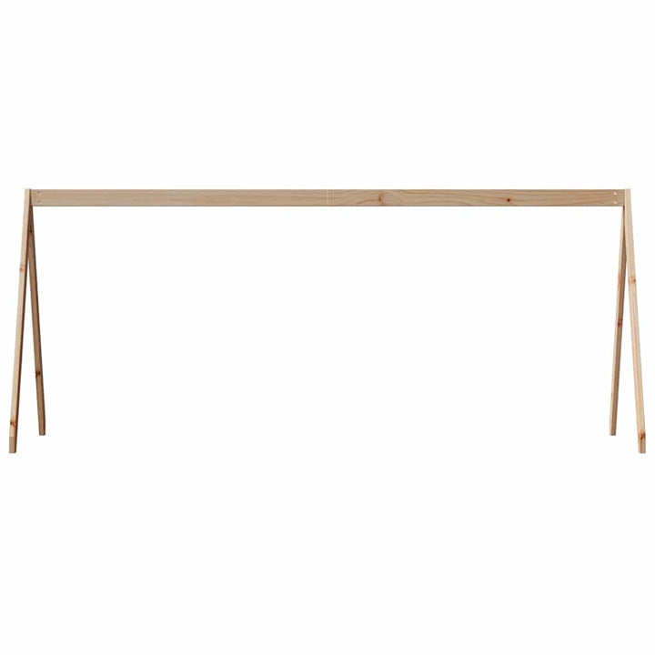 stel til husseng 209x85,5x88 cm massivt fyrretræ