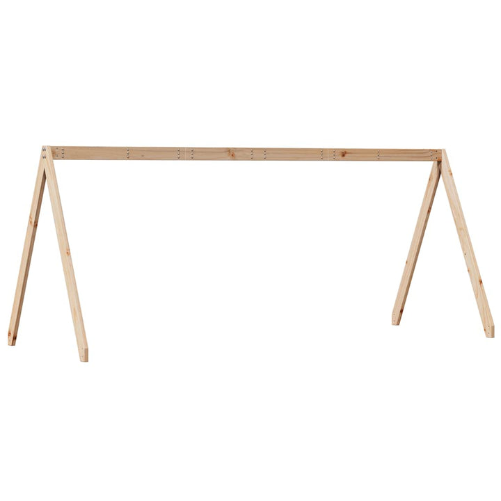 stel til husseng 209x85,5x88 cm massivt fyrretræ