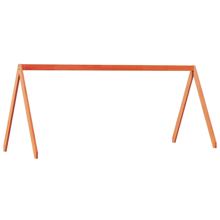 stel til husseng 203x85,5x88 cm massivt fyrretræ gyldenbrun
