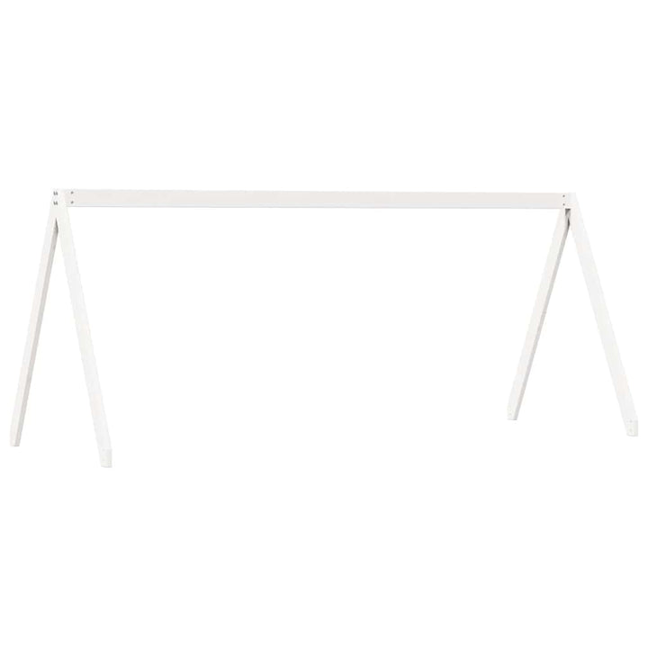stel til husseng 199x95,5x88 cm massivt fyrretræ hvid