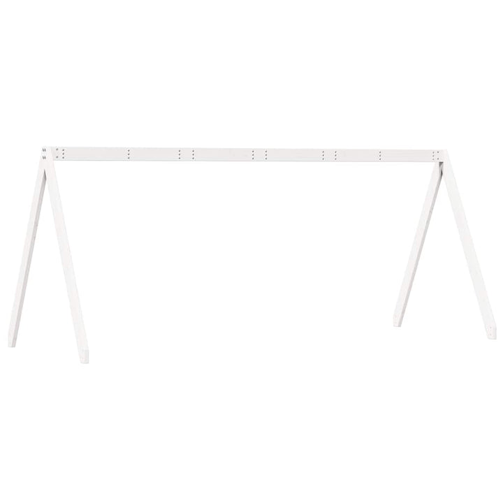 stel til husseng 199x95,5x88 cm massivt fyrretræ hvid