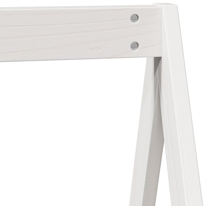 stel til husseng 199x95,5x88 cm massivt fyrretræ hvid