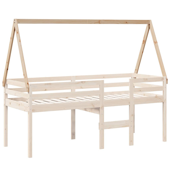 stel til husseng 199x80,5x88 cm massivt fyrretræ