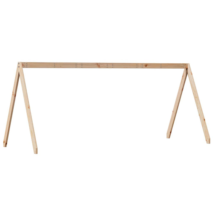 stel til husseng 199x80,5x88 cm massivt fyrretræ