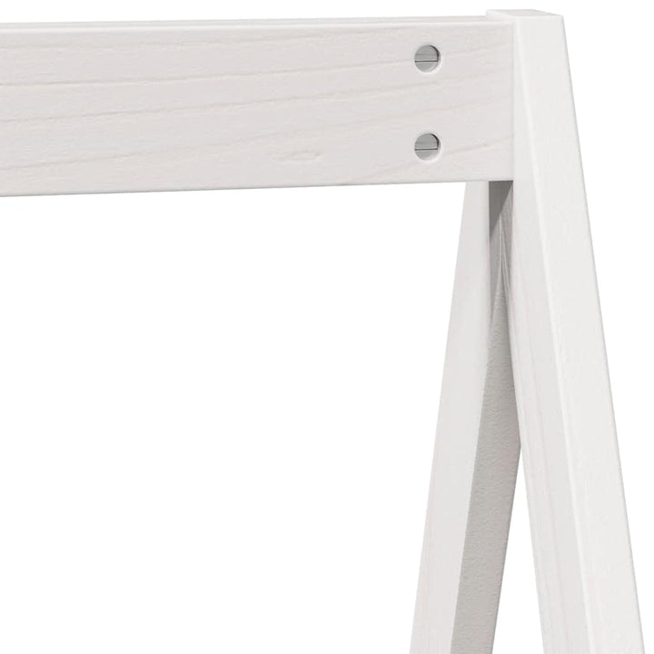 stel til husseng 199x80,5x88 cm massivt fyrretræ hvid