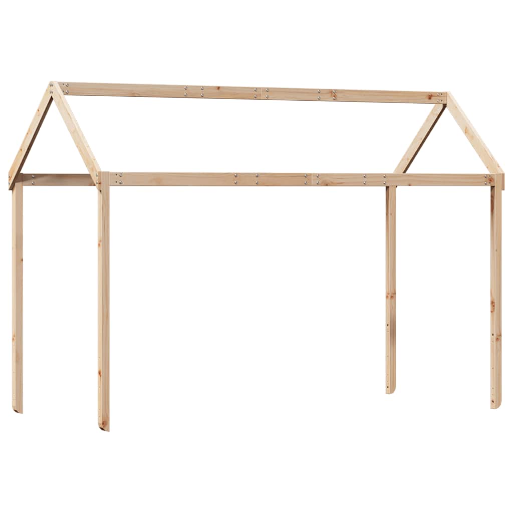 stel til husseng 217x95,5x159 cm massivt fyrretræ