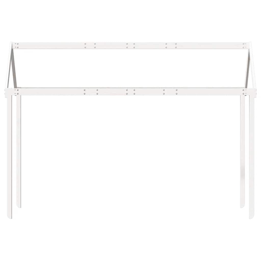 stel til husseng 217x95,5x159 cm massivt fyrretræ hvid