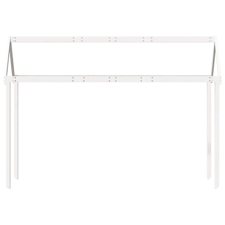 stel til husseng 217x95,5x159 cm massivt fyrretræ hvid