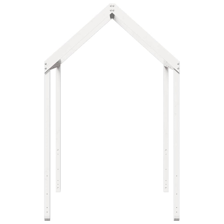 stel til husseng 217x95,5x159 cm massivt fyrretræ hvid