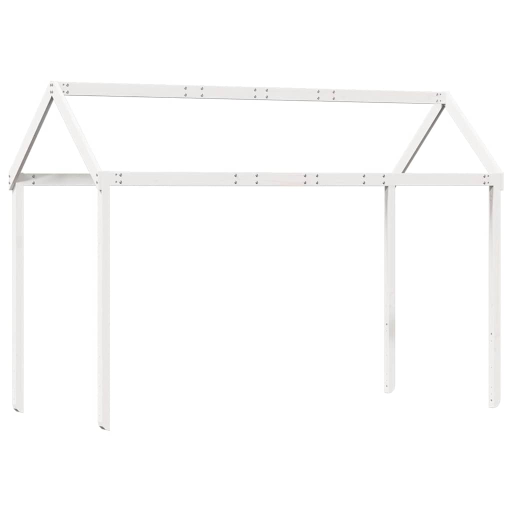 stel til husseng 217x95,5x159 cm massivt fyrretræ hvid
