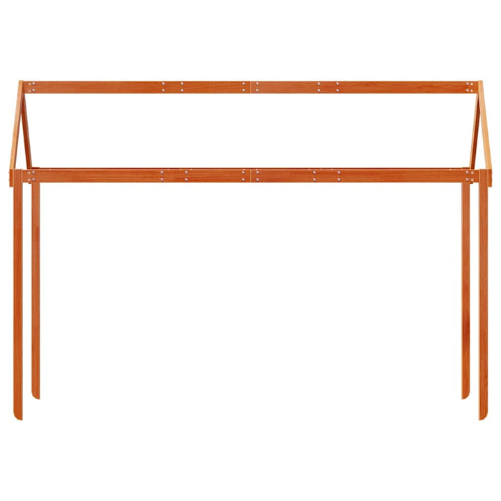 stel til husseng 217x95,5x159 cm massivt fyrretræ gyldenbrun