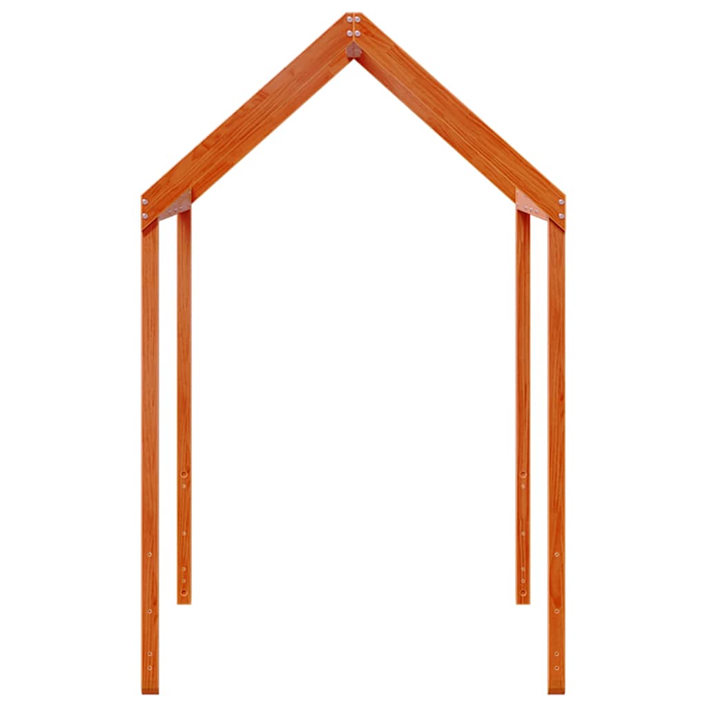 stel til husseng 217x95,5x159 cm massivt fyrretræ gyldenbrun
