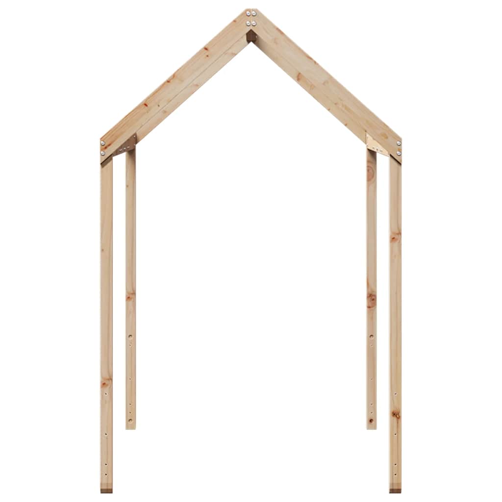 stel til husseng 217x85,5x154 cm massivt fyrretræ
