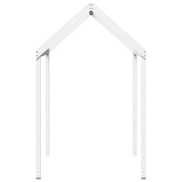stel til husseng 217x85,5x154 cm massivt fyrretræ hvid