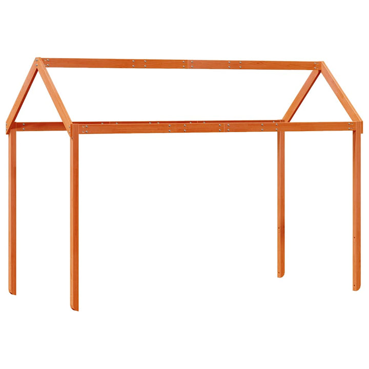 stel til husseng 217x85,5x154 cm massivt fyrretræ gyldenbrun