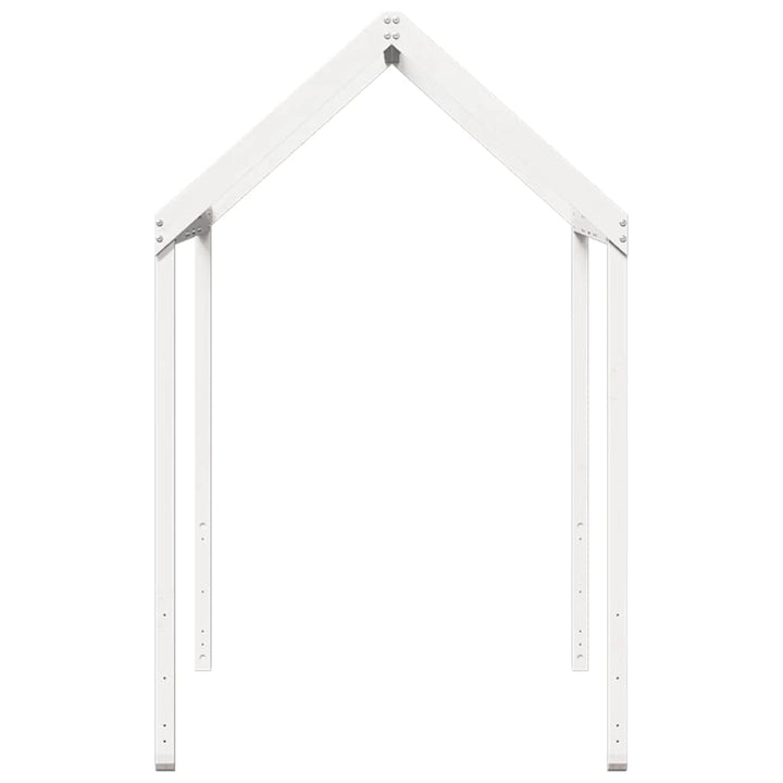 stel til husseng 207x95,5x159 cm massivt fyrretræ hvid