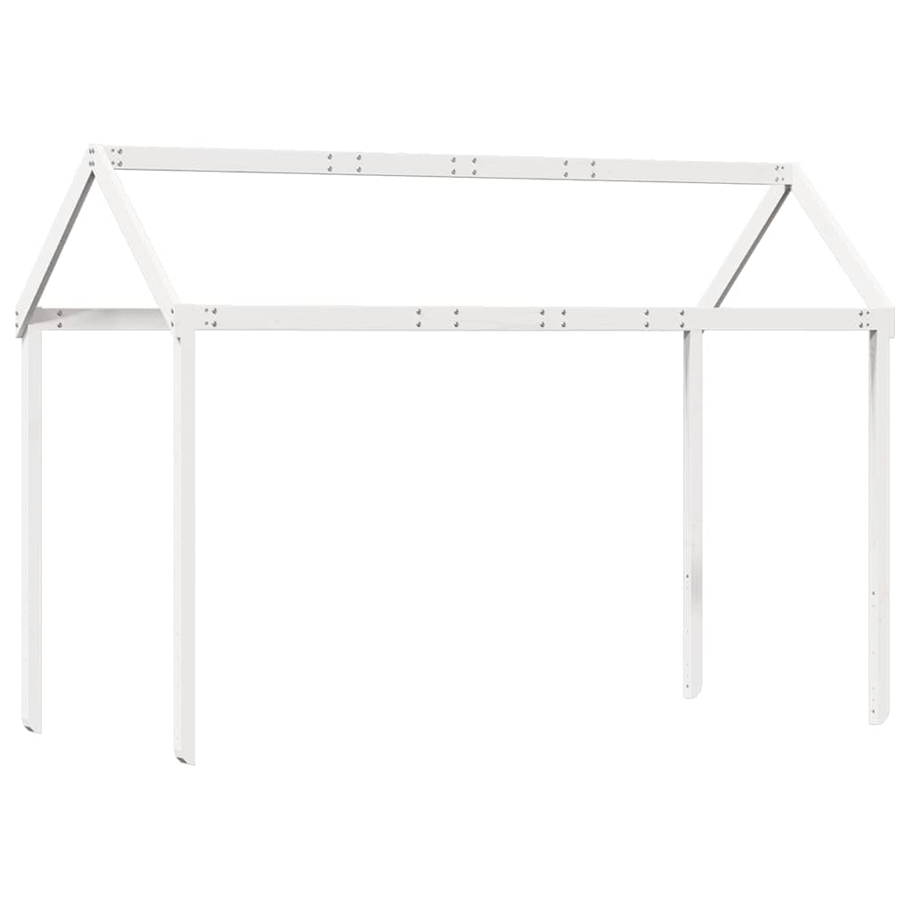 stel til husseng 207x95,5x159 cm massivt fyrretræ hvid