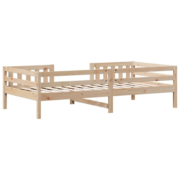sengeramme uden madras 80x200 cm massivt fyrretræ