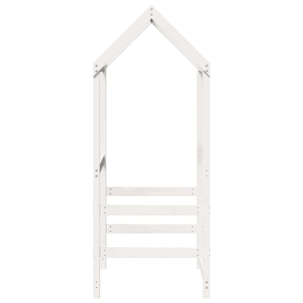 stel til husseng 118x70x176,5 cm massivt fyrretræ hvid